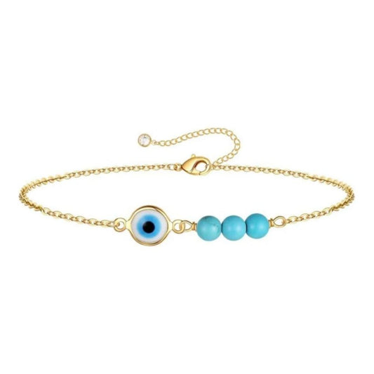 Azure Evil Eye Bracelet