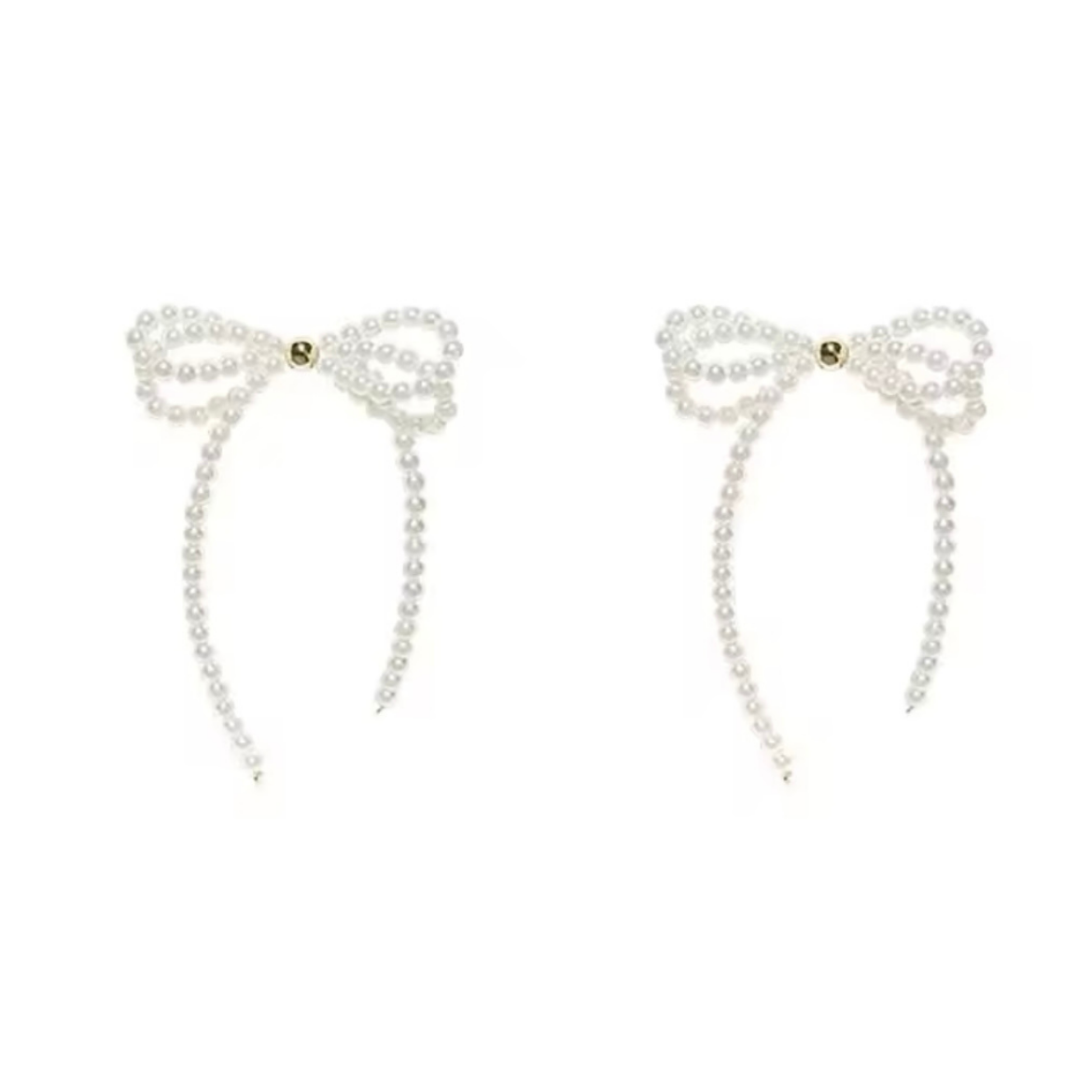 Lulu Pearl Bow Earrings